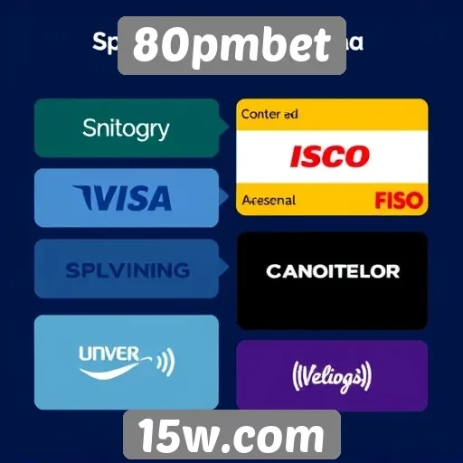 Métodos de pagamento disponíveis no 80pmbet